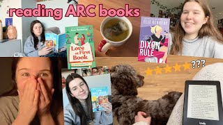 reading ARC books ⭐ *spoiler free reading vlog*