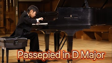 8 yrs Nolyn plays Passepied in D Major by Johann Philipp Kirnberger (RCM Level 7 Repertoire List A)