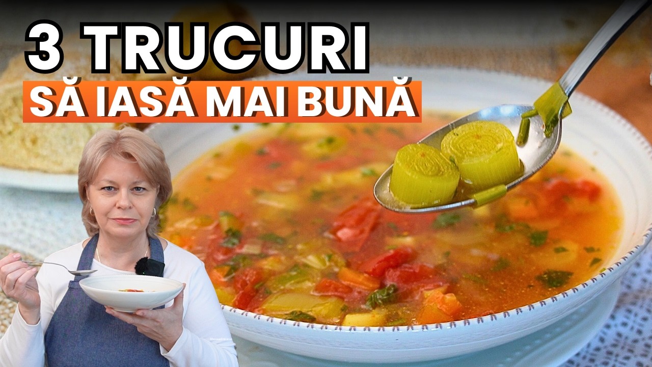 Ciorbă de praz de post – cum o faci mai gustoasă și mai sățioasă
