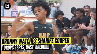 Sharife Cooper Goes Off In Front of Bronny James!