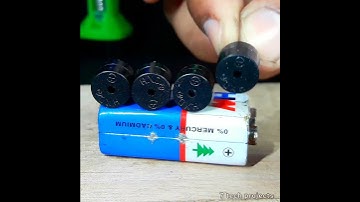 Thumbnail of how to make powerful bicycle bell / hw battery buzzer simple circuit electronics project
