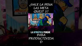 ¡¿SIRVE LA RELIDAS VIRTUAL PARA TRABAJAR?! #vr #ofimática #productividad #metaquest3 #horizon