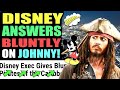 Disney executive answers bluntly on Johnny Depp&#39;s return!