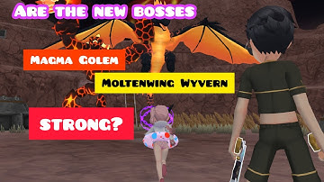 Bosses: Magma Golem and Moltenwing Wyvern strong? [How to beat] | Epic Conquest 2