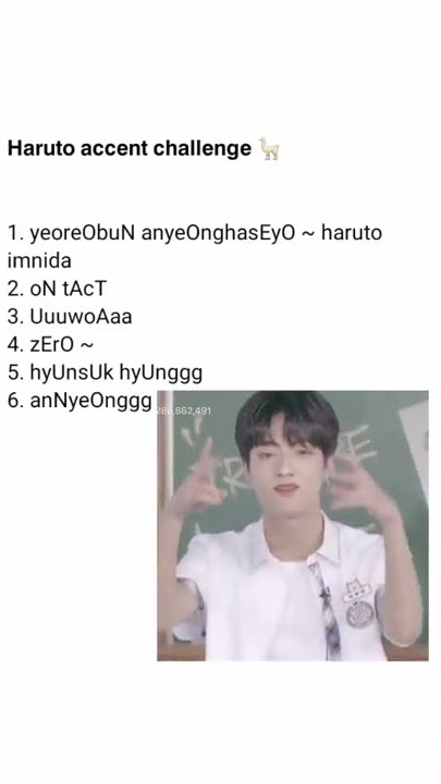 haruto accent challenge #haruto #teume #kpop #treasure ccp treasure teume mantul