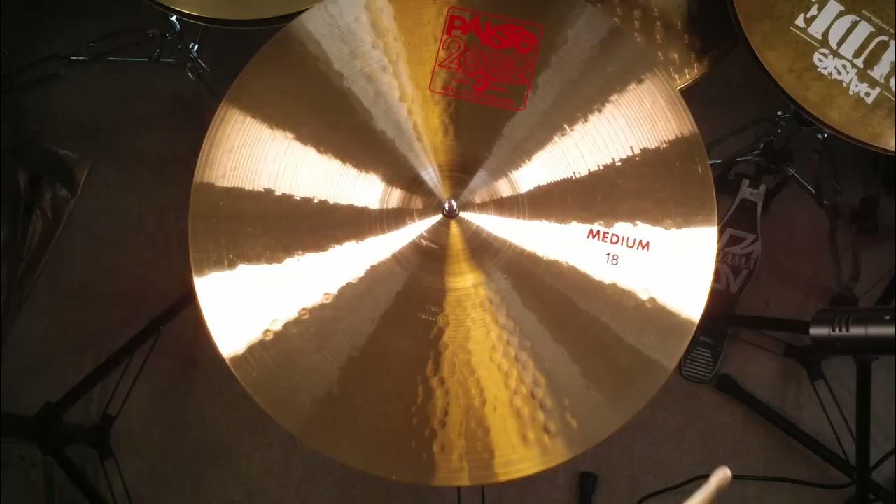 PAISTE 2002 / RUDE CRASH Cymbal Comparison (By Weights) YouTube