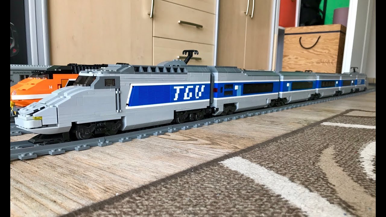 Fast LEGO TGV model on long curves 