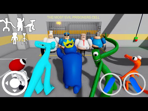 ALL RAINBOW FRIENDS SPEED RUN SCARY OBBY: BARRY'S PRISON RUN #rainbowfriends #roblox #barryprison