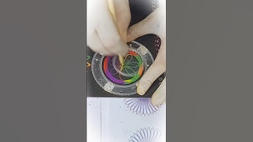 Spirograph art || satisfying #spirograph #satisfying
