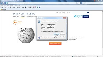 How to use Internet Explorer Accelerators