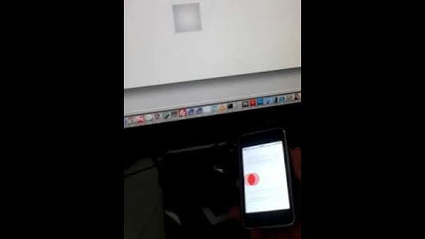 Air 2.6 for iOS + Red5 RTMFP - Accelerometer test