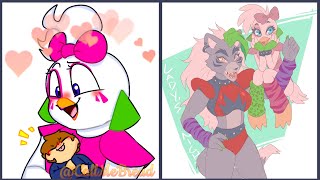 Auntie Chica With Smol Gregory Fnaf Security Breach Comic Dub