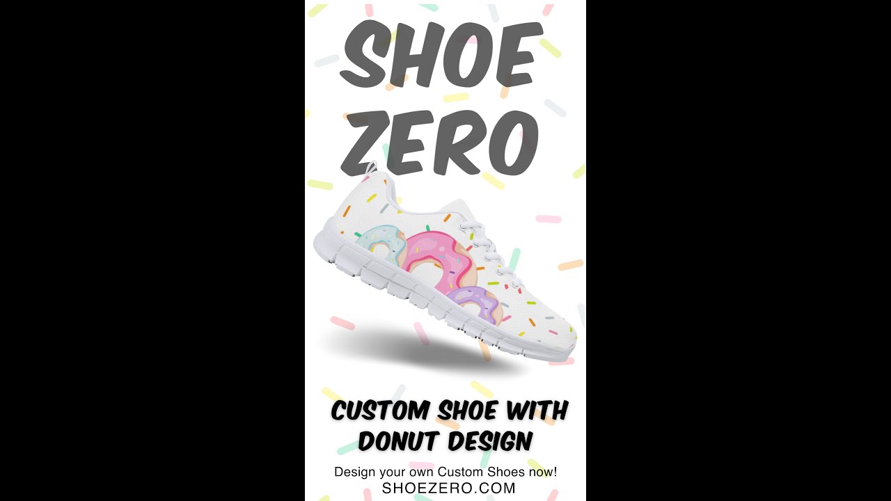 Donut-Inspired Custom Shoes by Shoe Zero | 