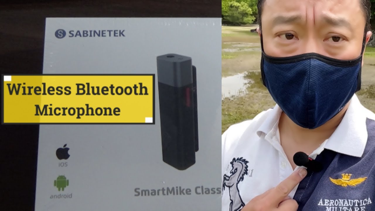 SABINETEK WIRELESS BLUETOOTH VLOGGING MIC FOR  IPHONE OR ANDROID 