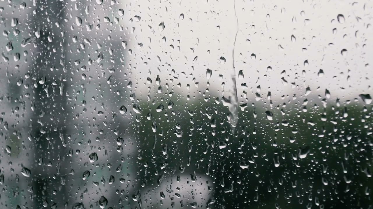 Rain on Window 🌧️ 60 Minutes | Sleep • Relax • Study | No Music