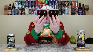 Frosted Frog Christmas Ale (Base & BA) (2024) | Hoppin' Frog Brewery | Beer Review | #2321-2322