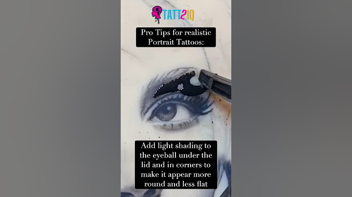 Pro Tips for Realistic Portraits | Tatt2IQ w Draya Penzo #artist #art #tattooing