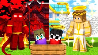 I Got ADOPTED by ANGEL and DEVIL Family in Minecraft!