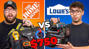 I Bought Home Depot and Lowes Tool kits for $750