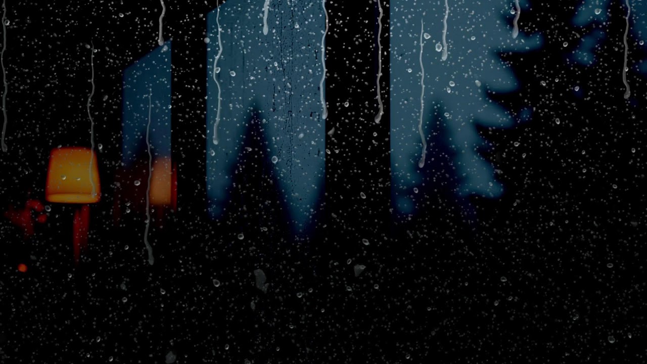 Peaceful Rainstorm with Gentle Thunder BLACK SCREEN | Sleep Relaxation Dark Screen Audio