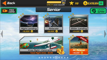Flight Pilot Simulator 3D Android Game - Senior Missions