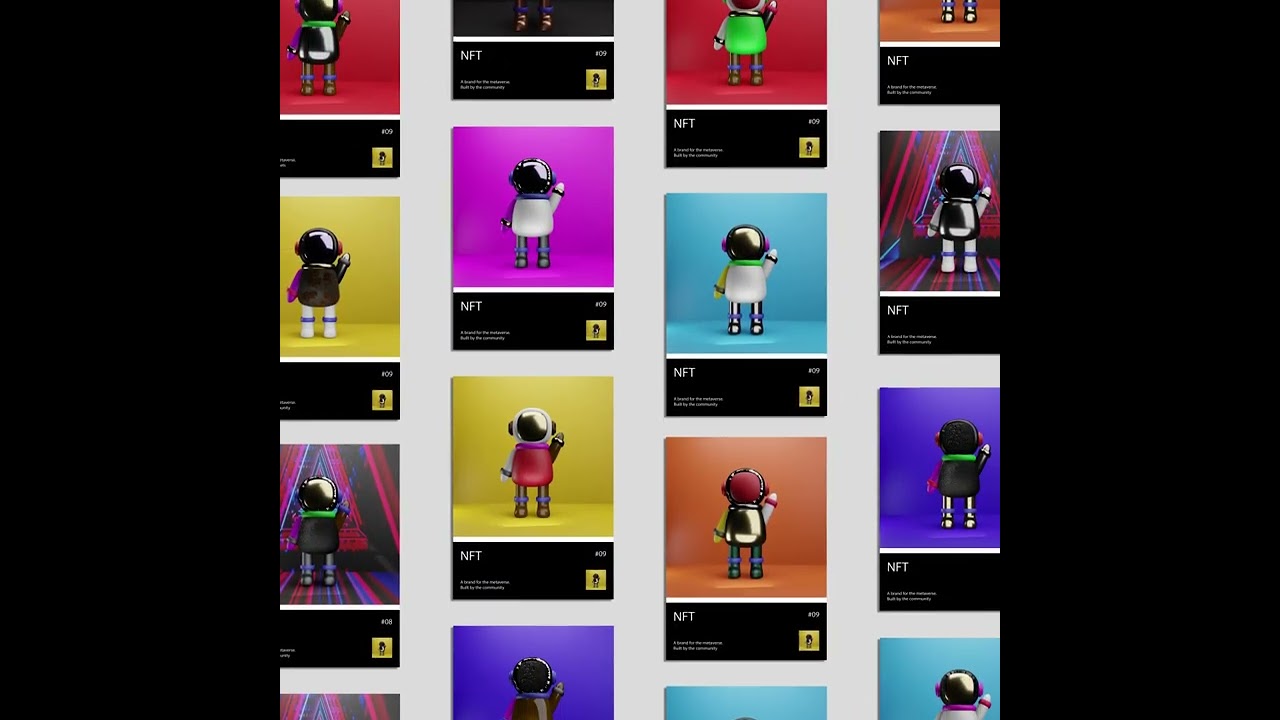 Bots In Space NFT Marketplace Collection | Immersive New Crypto NFTs