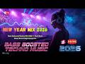Bass Boosted Techno Mix 2026 🔊 Bass Boosted EDM | Heavy Bass Party Set