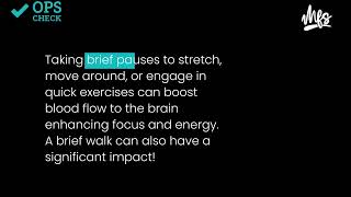 OpsCheck Explainer Video | Created by MFS