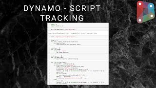 Python | Dynamo Script Tracking | Automation