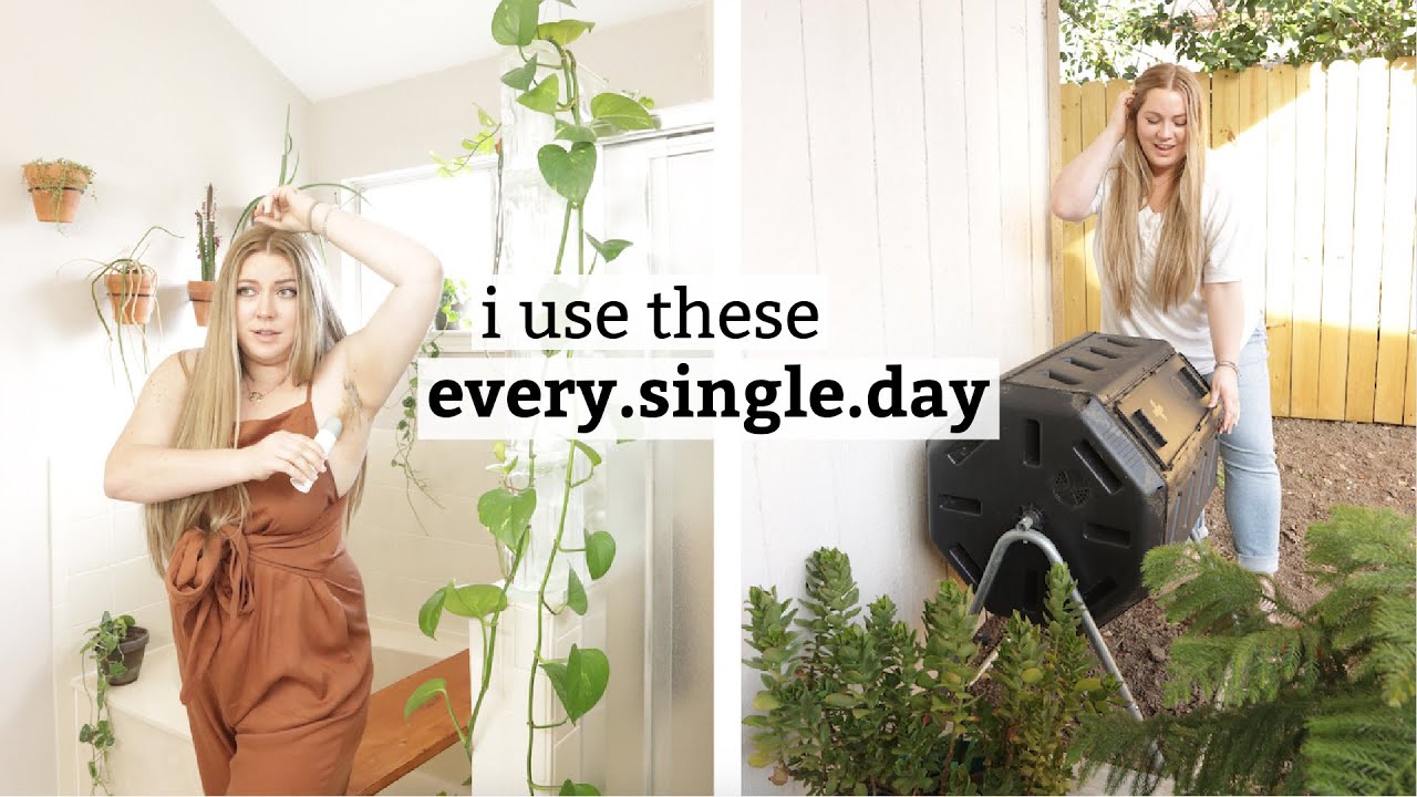 sustainable & eco-friendly things i use EVERYDAY (zero waste favs) pt. 2