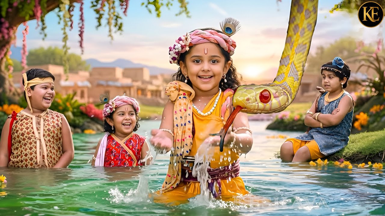 कालिया नाग से खेलता नन्हा कान्हा – अद्भुत बाल लीला || YMKN || Shree Krishan Leela