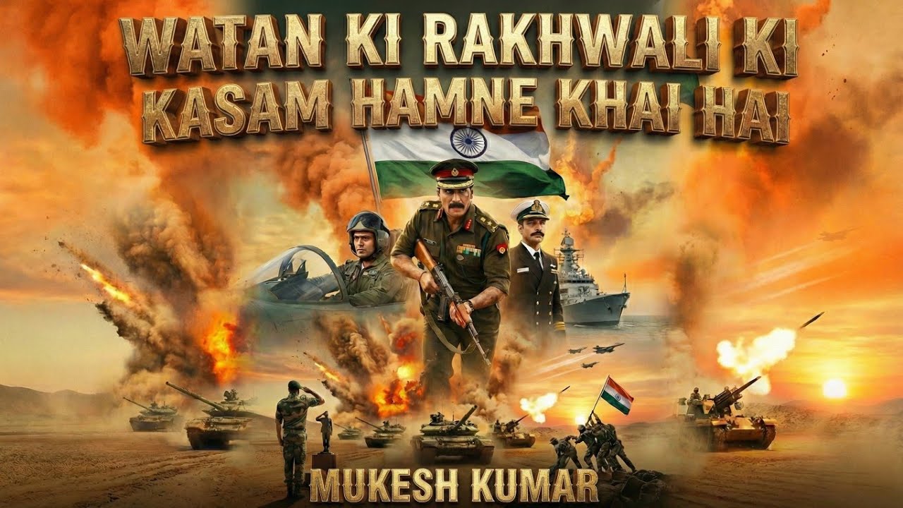 Watan Ki Rakhwali | New Patriotic Song 2025 | Official Lyrical Video | Lyricist Mukesh Kumar वतन की