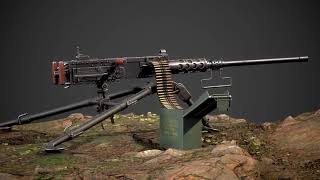 Browning M2 | 3D Animation