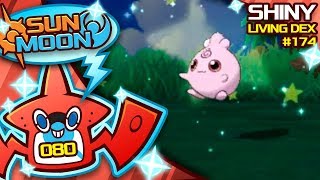 BARELY SHINY! SHINY IGGLYBUFF!! Quest For Shiny Living Dex #174 | Sun Moon Shiny #80