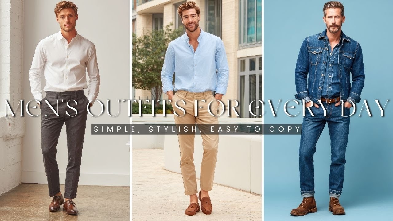 20 идей повседневных образов для мужчин | Мужская мода
