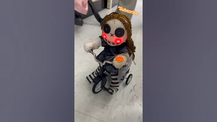 Creepy Tricycle Doll : Big Lots Halloween 2023 #halloween #animatronics