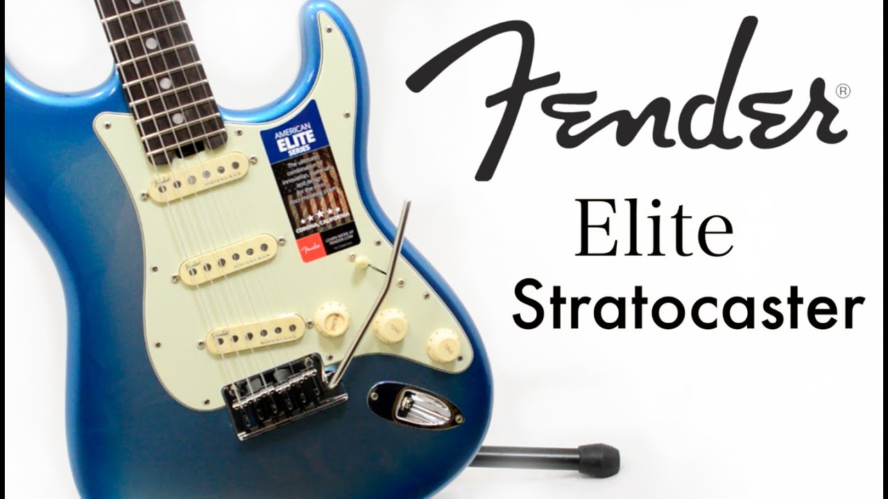 Fender Elite Stratocaster New for 2016 YouTube