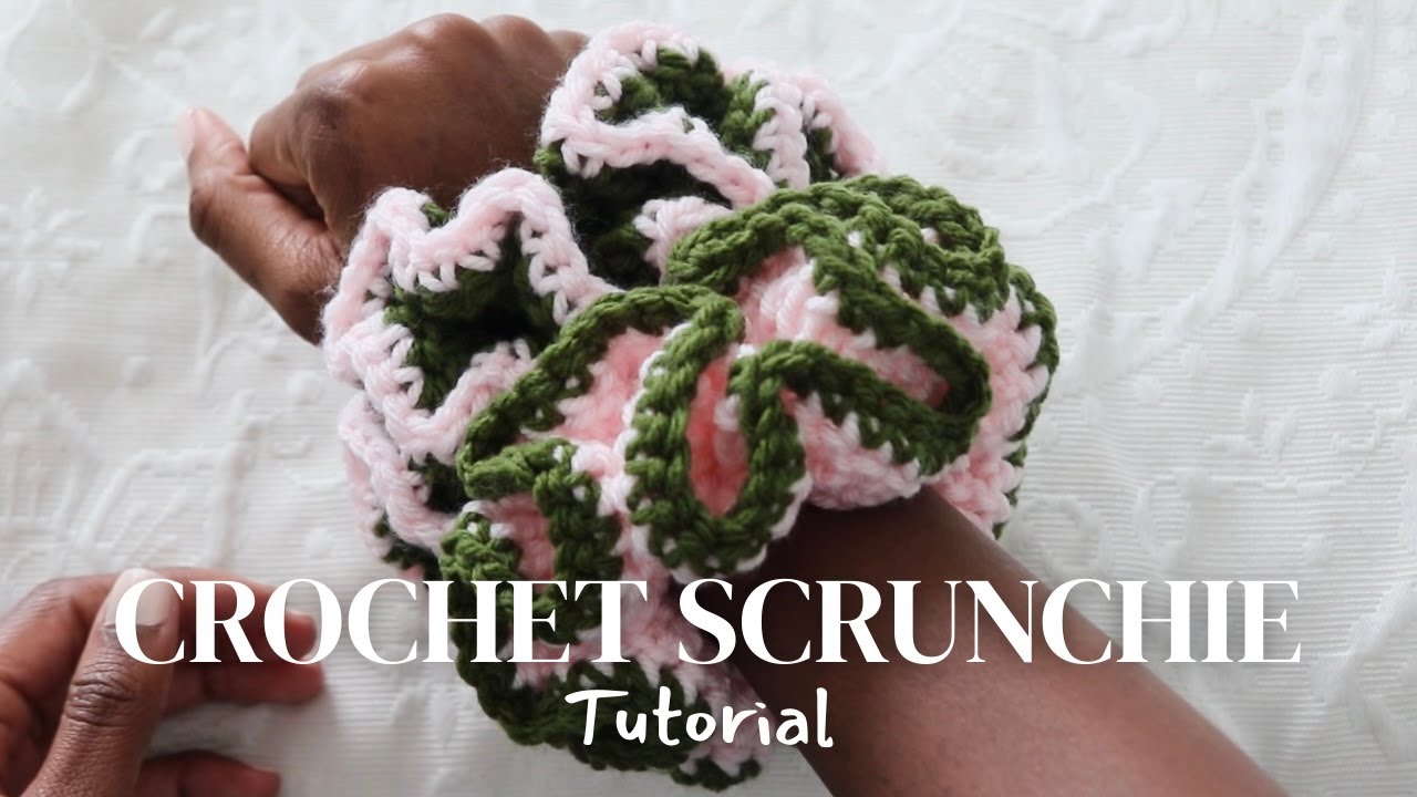 The Only Crochet Scrunchie Tutorial You’ll Ever Need (Quick + Easy ...