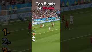 top 5 gols de trivela.