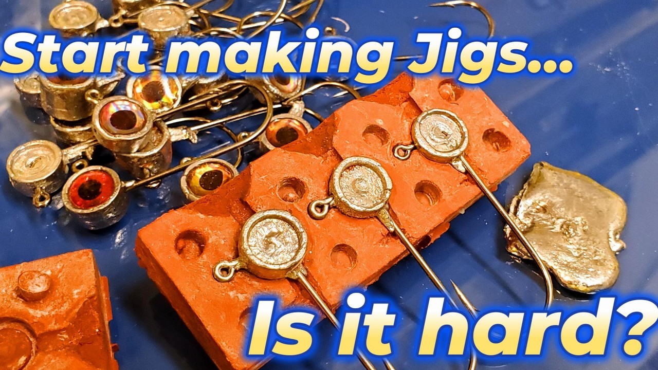 Jig Tutorial Handmade Jig Heads Start to Finish, Making jig heads tutorial for ...