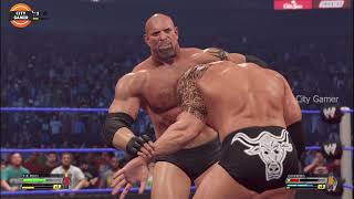 Goldberg vs Rock Extreme Rules Match | WWE 2K22 GAMEPLAY