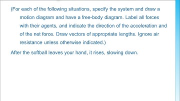 Ch. 4 - Forces in One Dimension - Section 1 - Problem #3