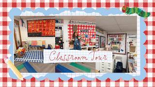 FIRST GRADE CLASSROOM TOUR | 90s Inspired Classroom ✨📚