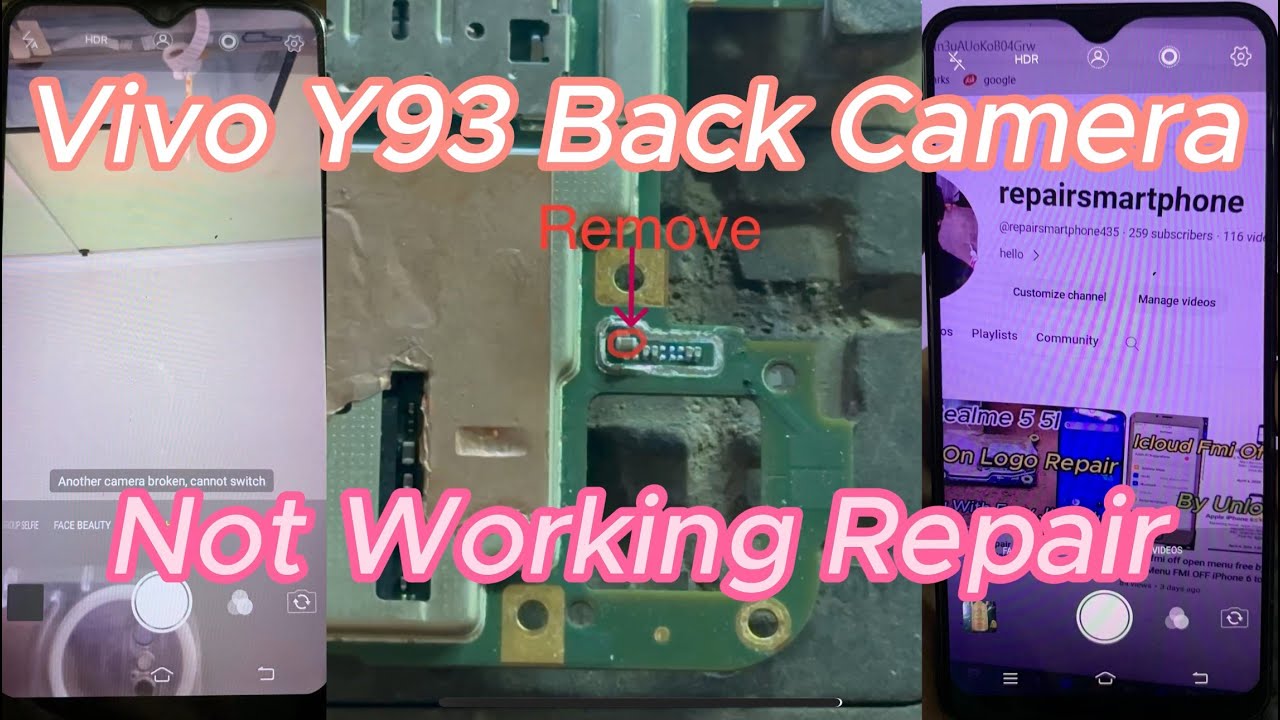vivo-y93-back-camera-not-working-repair-youtube