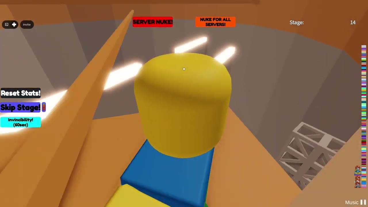 Getting to Stage 25 in Tower of Hell (Xbox Series X)