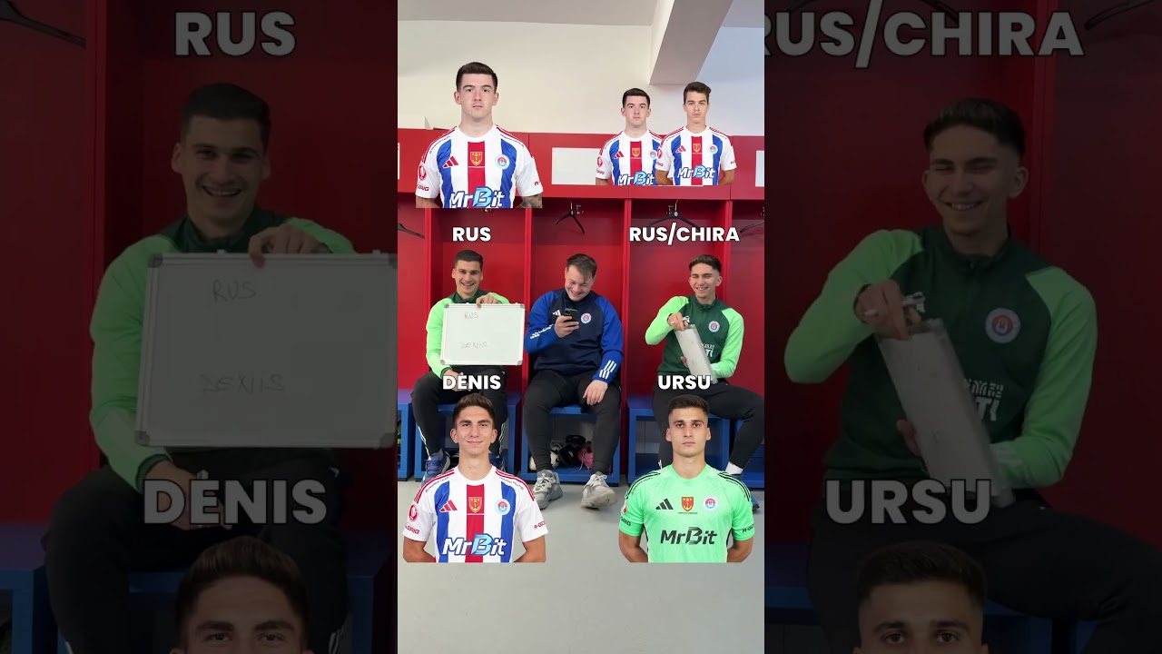 Intrebari despre colegi cu Denis Bordun si Gabriel Ursu #dancos #otelul #fotbal #fotbalromania