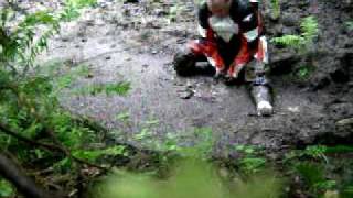 Mudding in leathers in some very sticky mud. Part 1