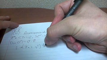 Finding the Divergence of a Vector Field