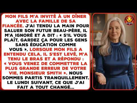 Le futur beau-père de mon fils a refusé de me serrer la main ： «Réservez-la aux gens sans éducation»