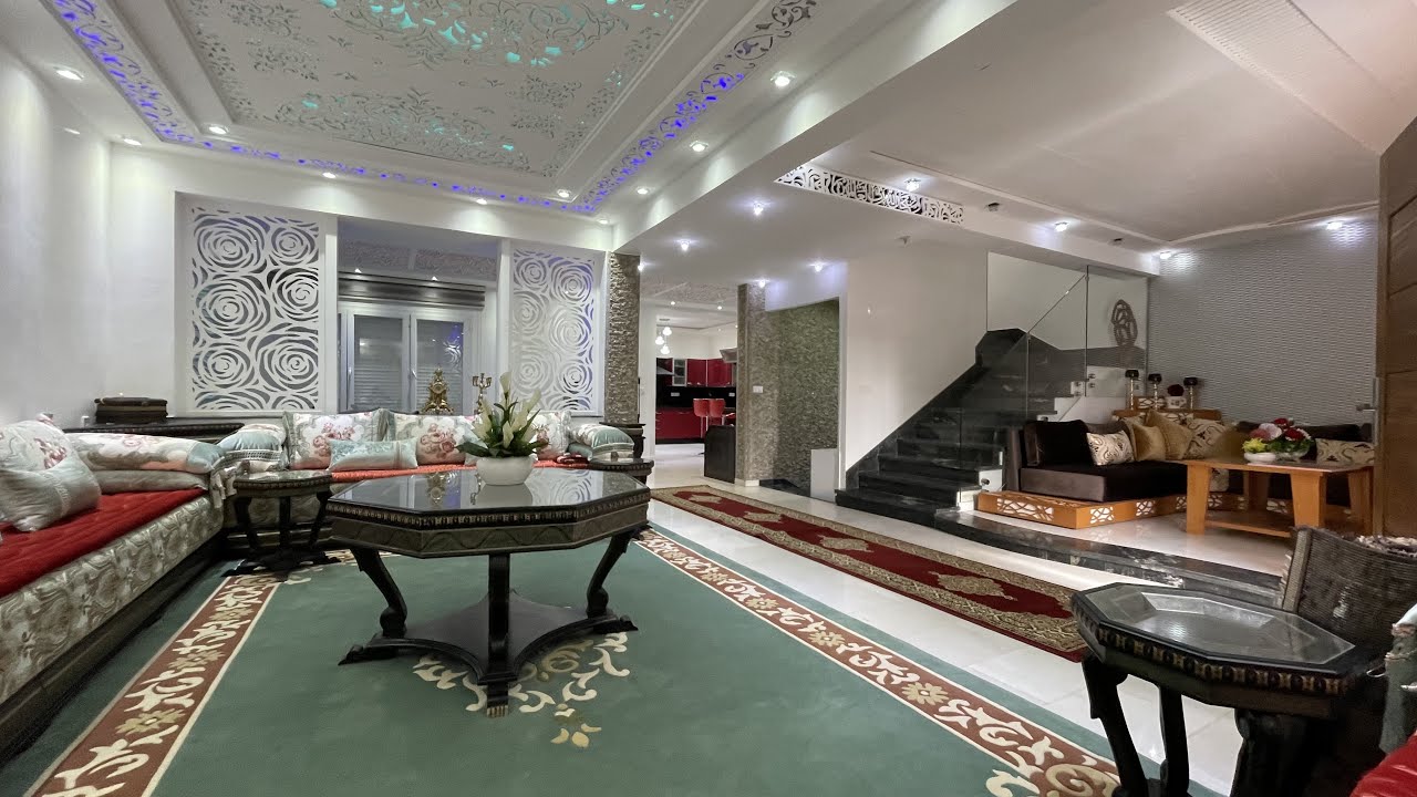 عندما يجتمع الخيال والواقع والابداع والاتقان ❤️😍تكون هده هي النتيجة❤️✅فيلا فاخرة بالثاث ديالها 💯